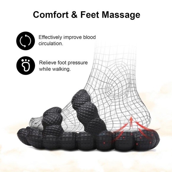 Bubble Double Strap Slides Sandals for Women Golf Ball Slippers - Picture 3 of 6